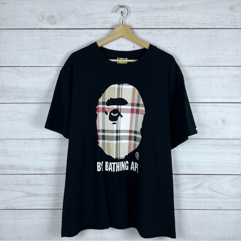 Bape Burberry Print T-Shirt XL